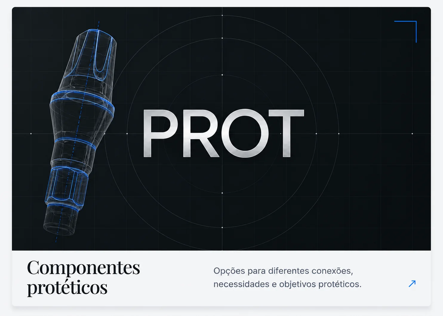 Soluções odontológicas em Componentes protéticos